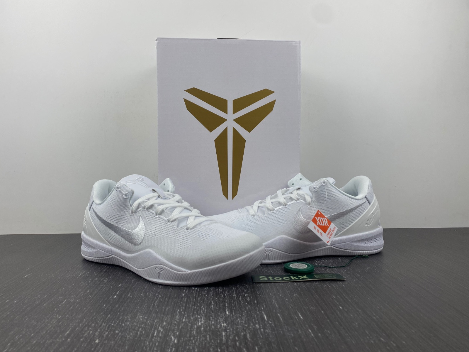 nike kobe 8 protro triple white fj9364-100