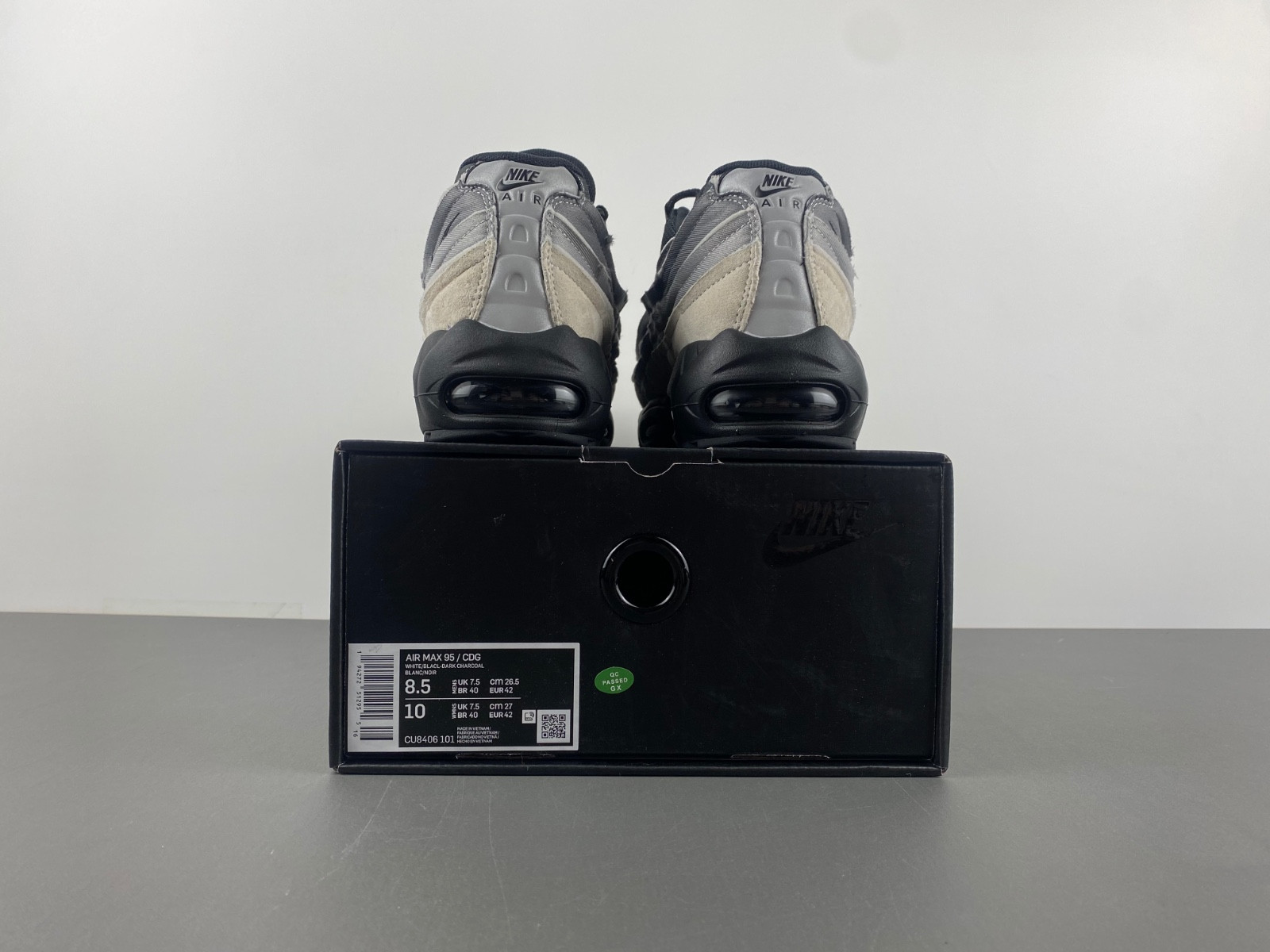 Comme des Garçons x Nike Air Max 95 Charcoal CU8406-101