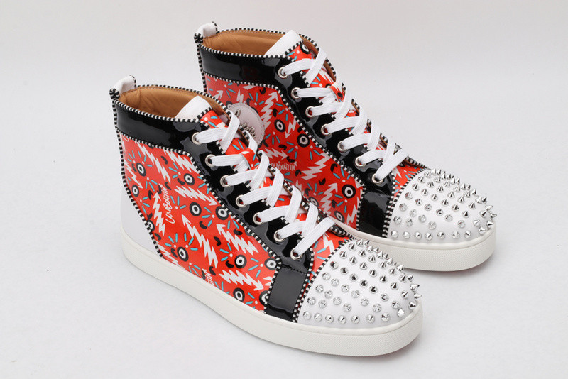 chian louin high top sneaker