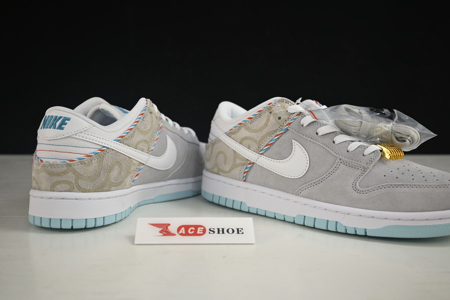 nike sb dunk low “barber shop” dh7614-500