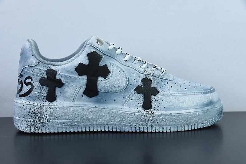 air force 1''07 low"white blue Ch*0me He**ts