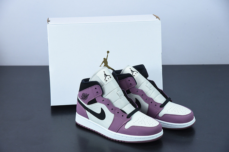 air jordan 1 mid se light mulberry dc7267-500