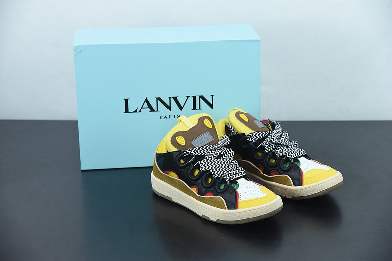 lanvin curb sneaker
