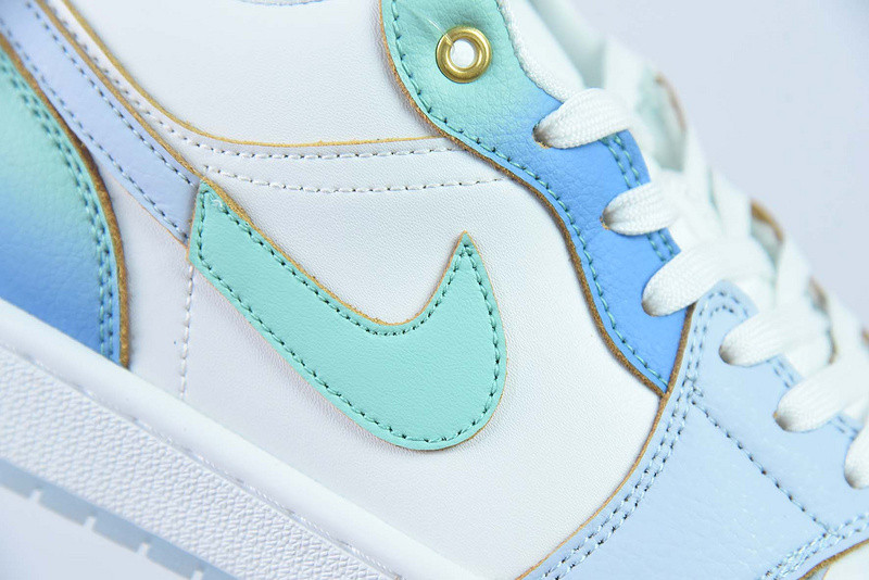 air jordan 1 low "white/blue/gold" fn8899-131