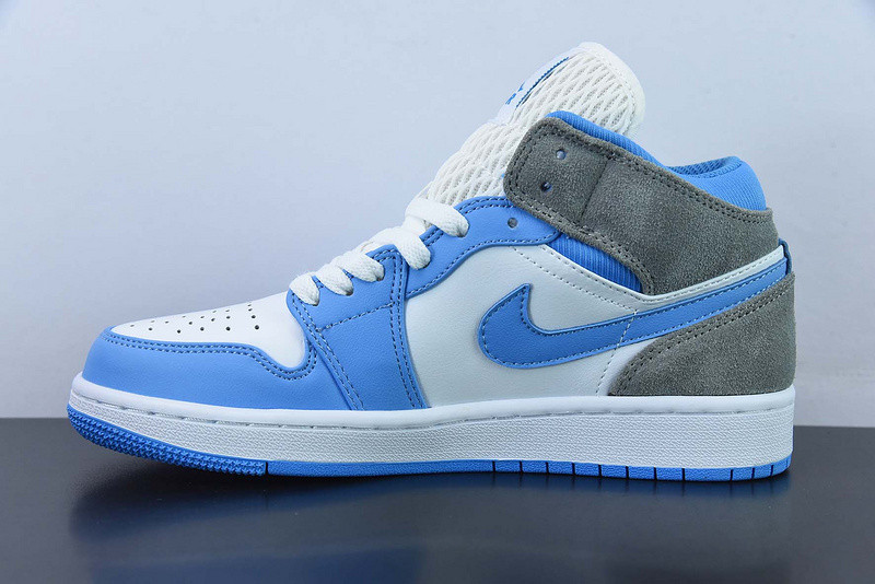 air jordan 1 mid “university blue” dx9276-100