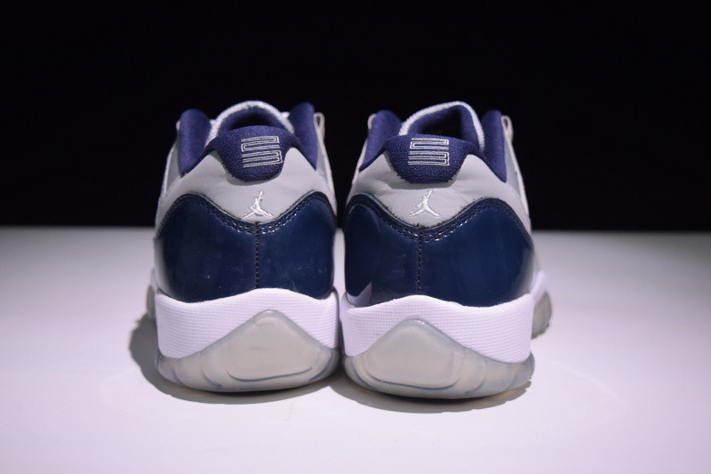air jordan 11 retro low bg (gs) "georgetown" 528896-007