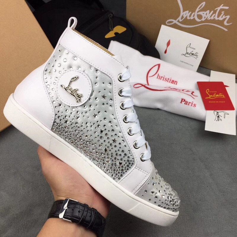 chian louin high top sneaker