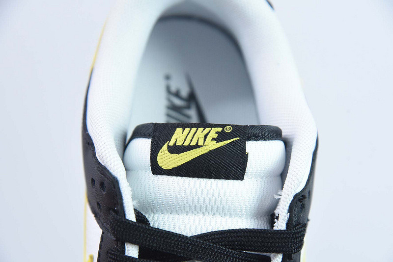 nike dunk low black yellow white fq2431-001