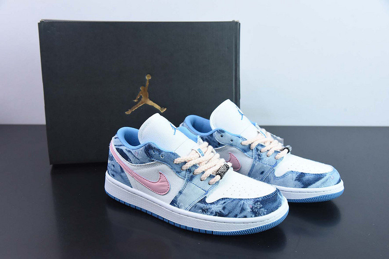 air jordan 1 low “washed denim” dm8947-100